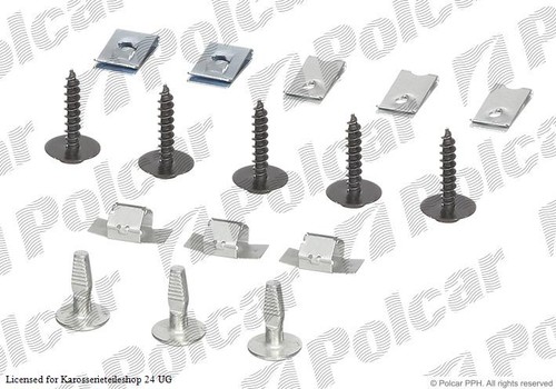 Unterfahrschutz clips set - unterfahrschutz,