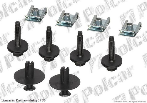Unterfahrschutz clips set - clips, für